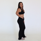 Contour Flare Leggings - Midnight
