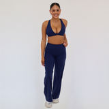 Wide Leg Leggings - Deep Sea
