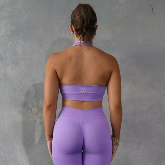 Lilac Halter Crop