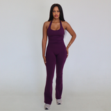 Contour Flare Leggings - Violet