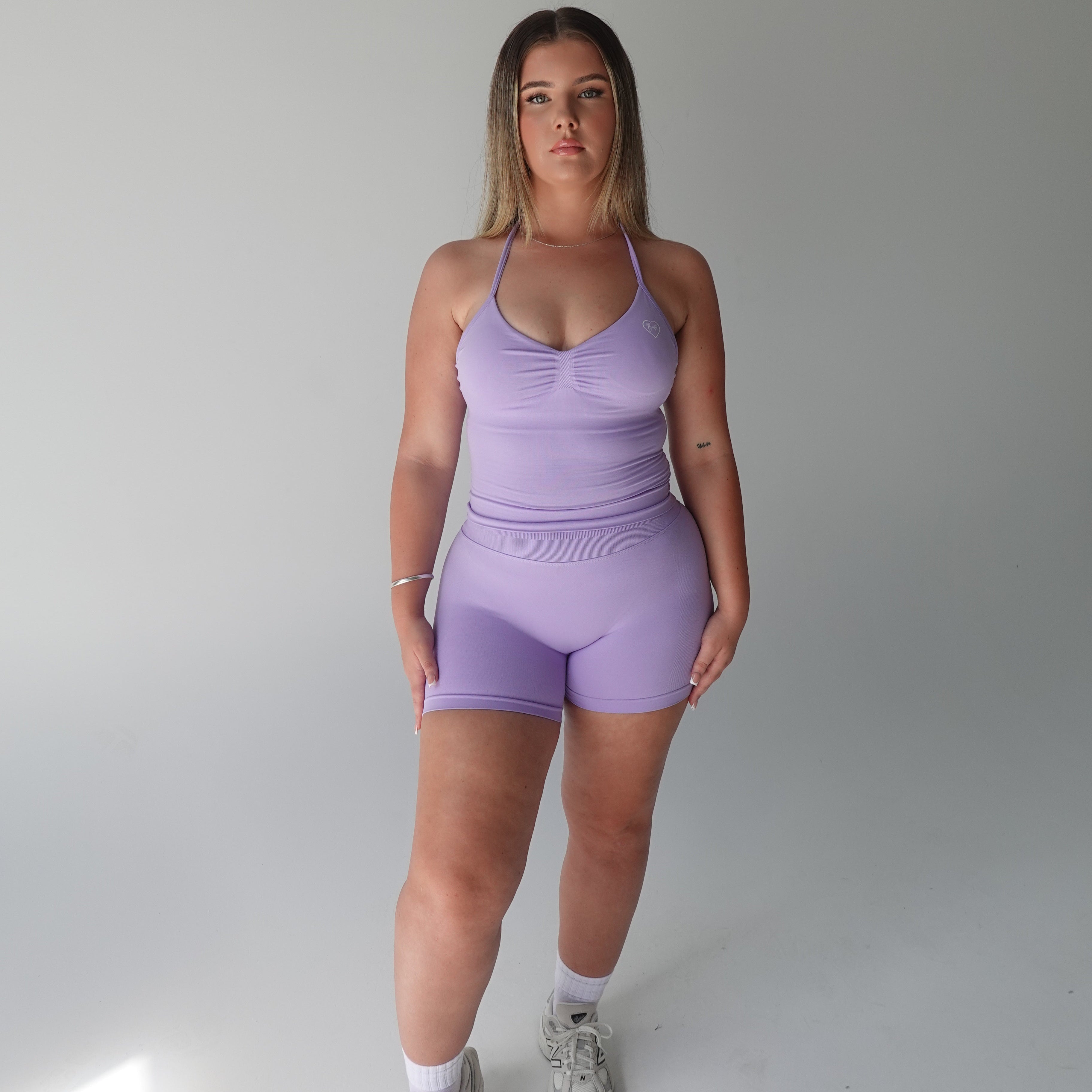 Lavender Contour Longline Halter