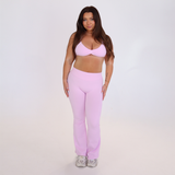 Contour Flare Leggings - Blush