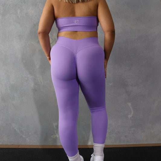 Lilac V Back Leggings