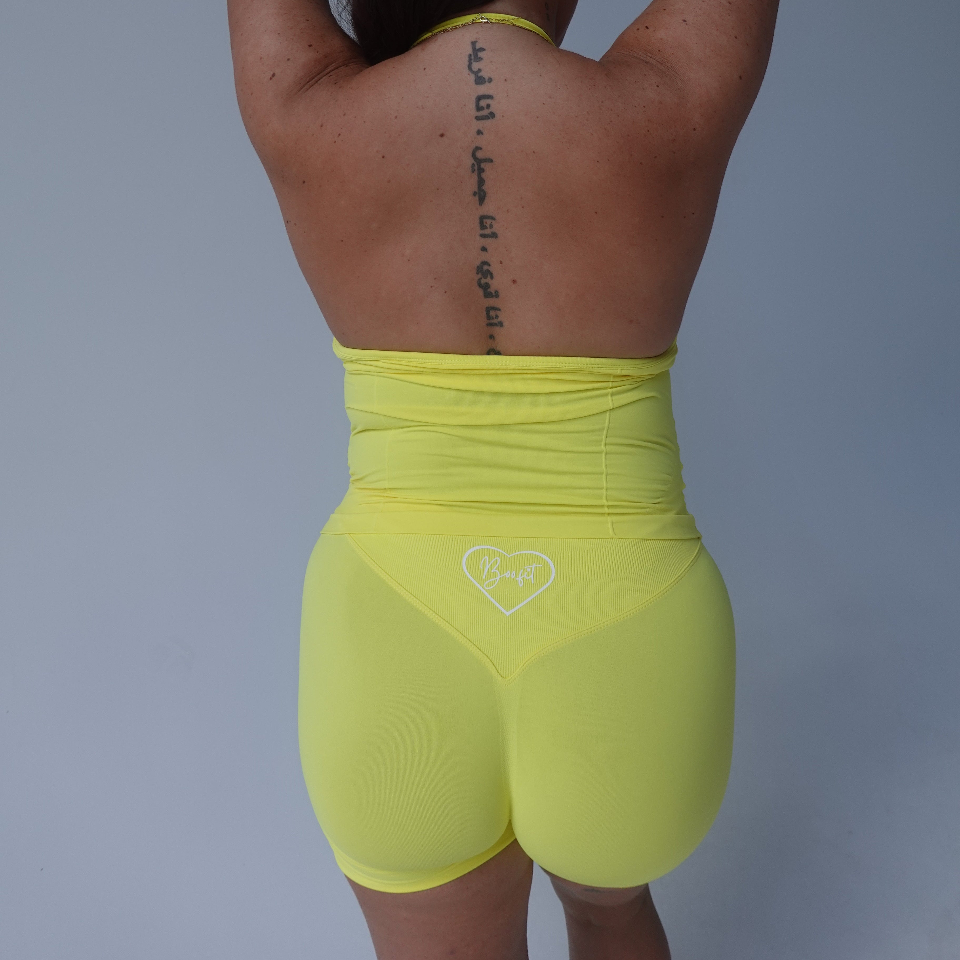 Lemon Contour Longline Halter