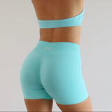 Tiffany Blue Contour Shorts