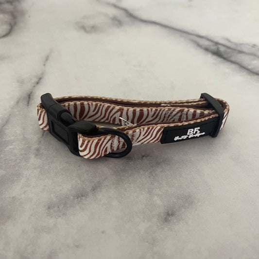 Brown Safari Pet Collar