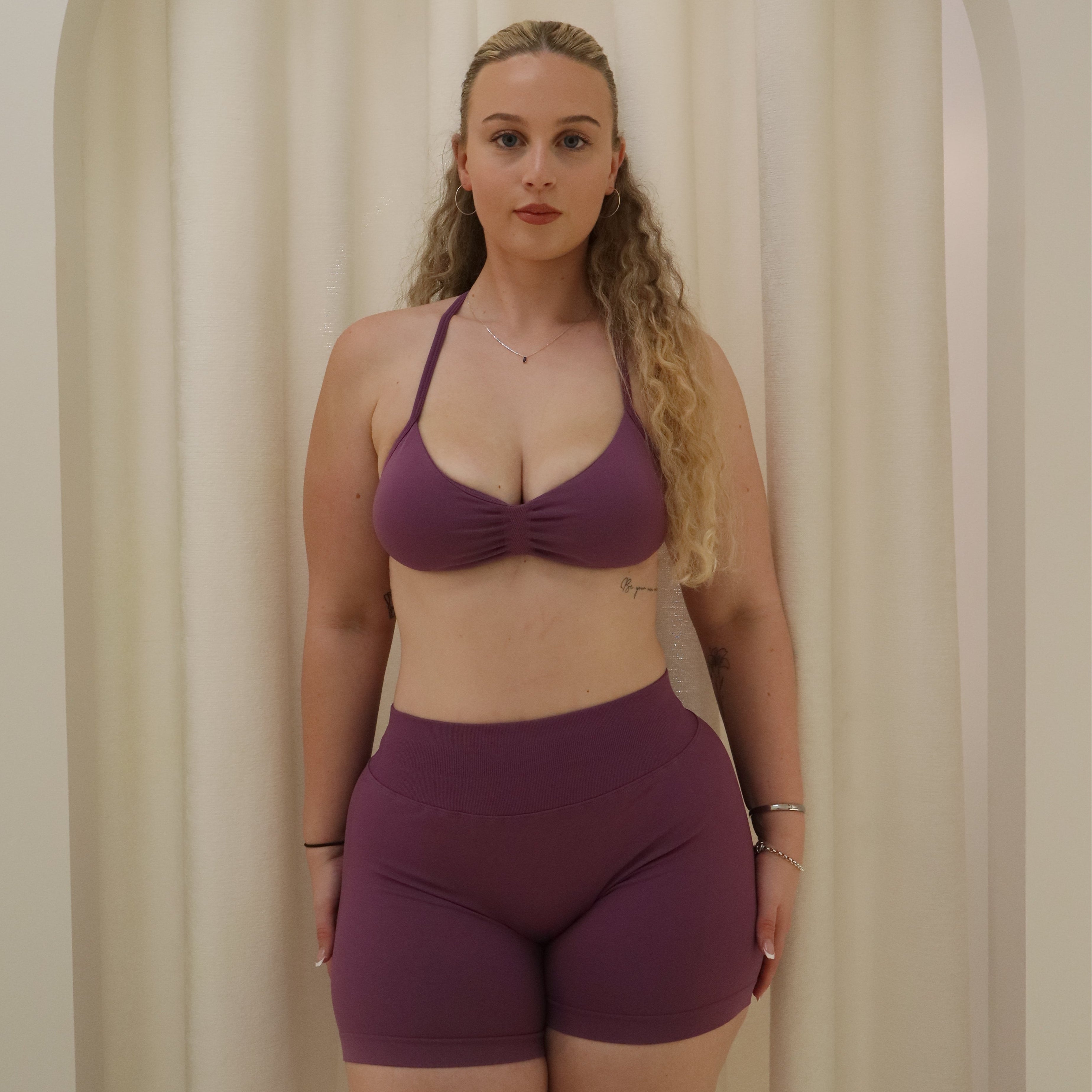 Plum Contour Mini Halter