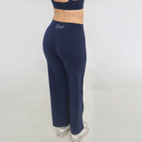 Wide Leg Leggings - Deep Sea