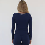 Tori Long Sleeve Top - Deep Sea