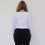 Tori Long Sleeve Top - Snow