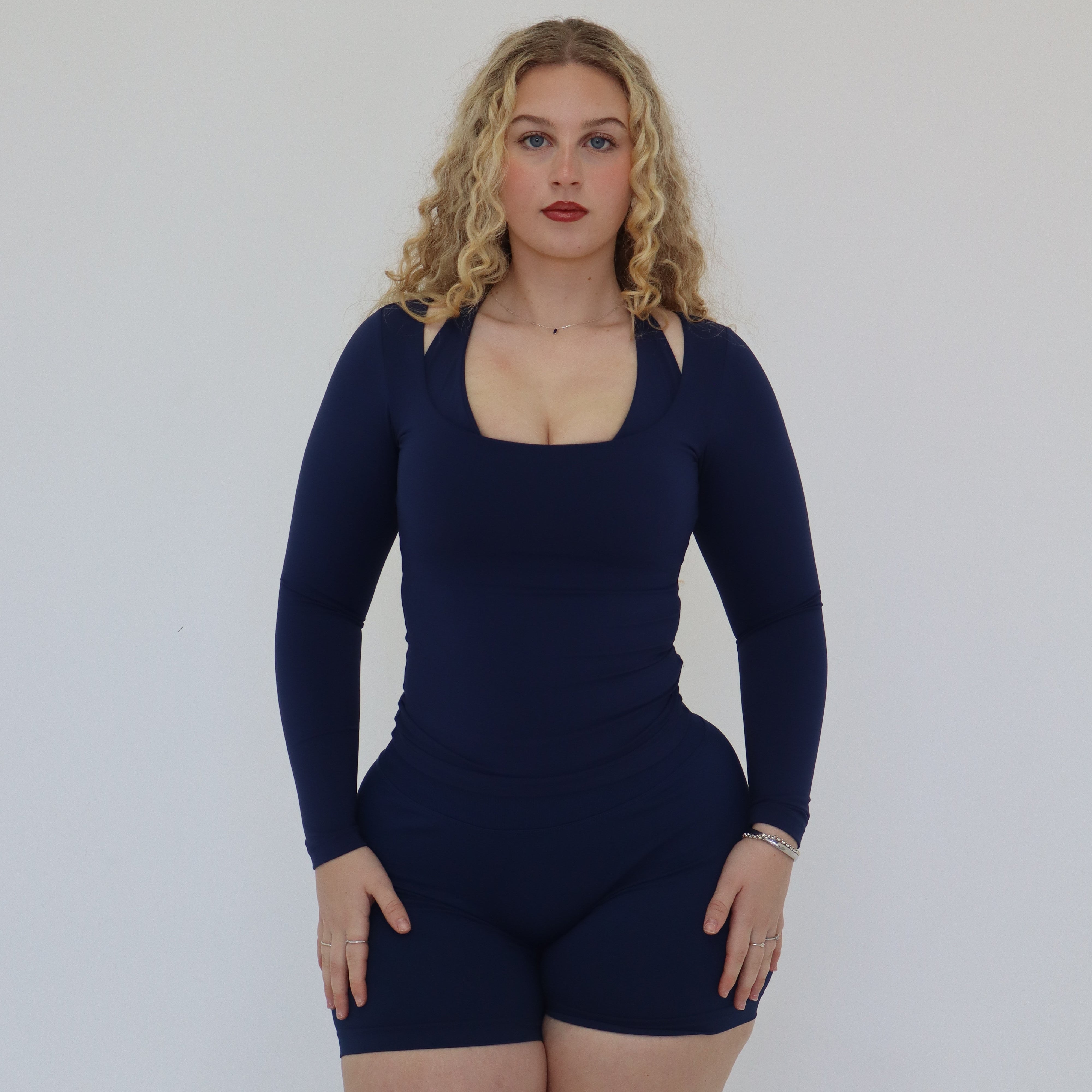 Form Long Sleeve Top - Deep Sea