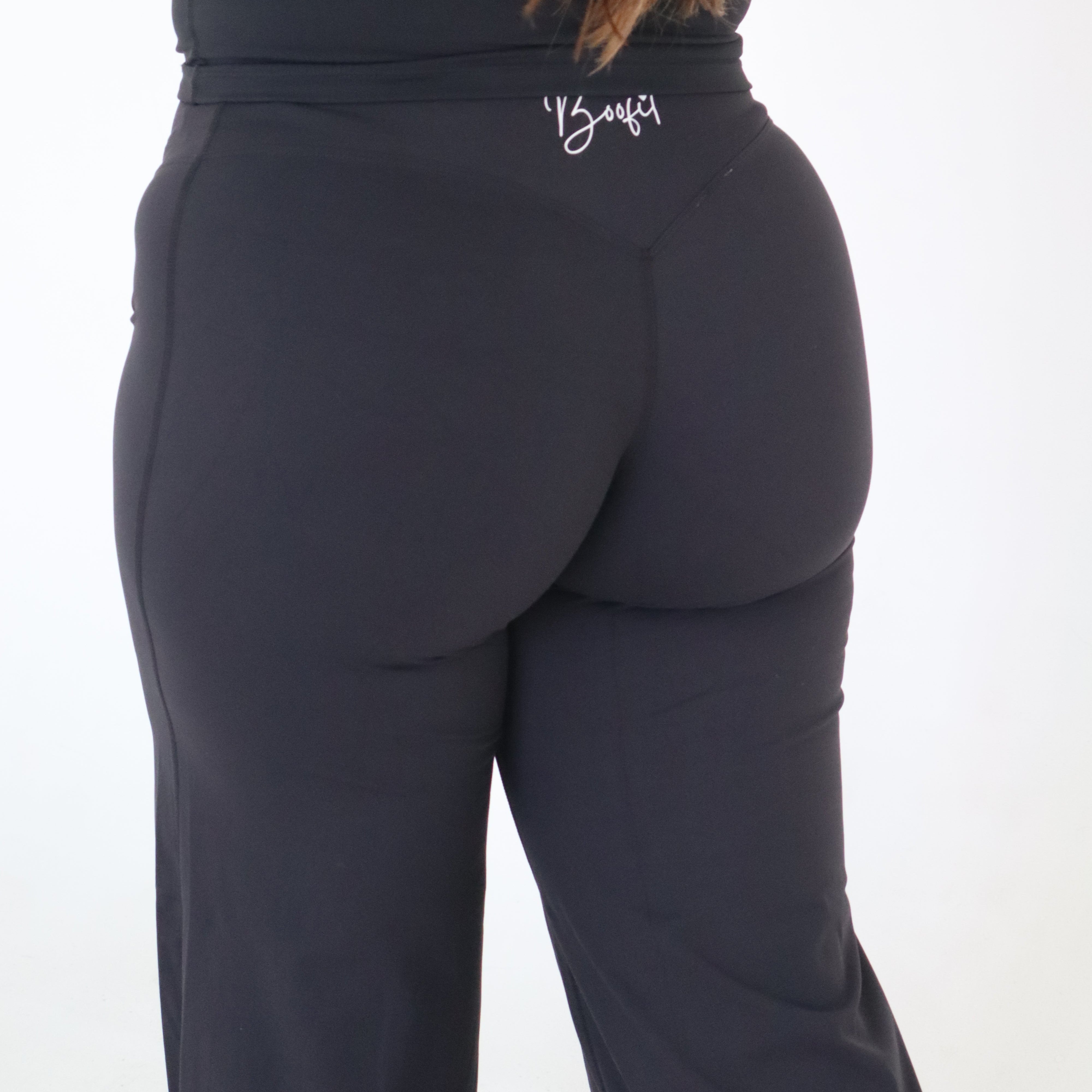 Wide Leg Leggings - Midnight