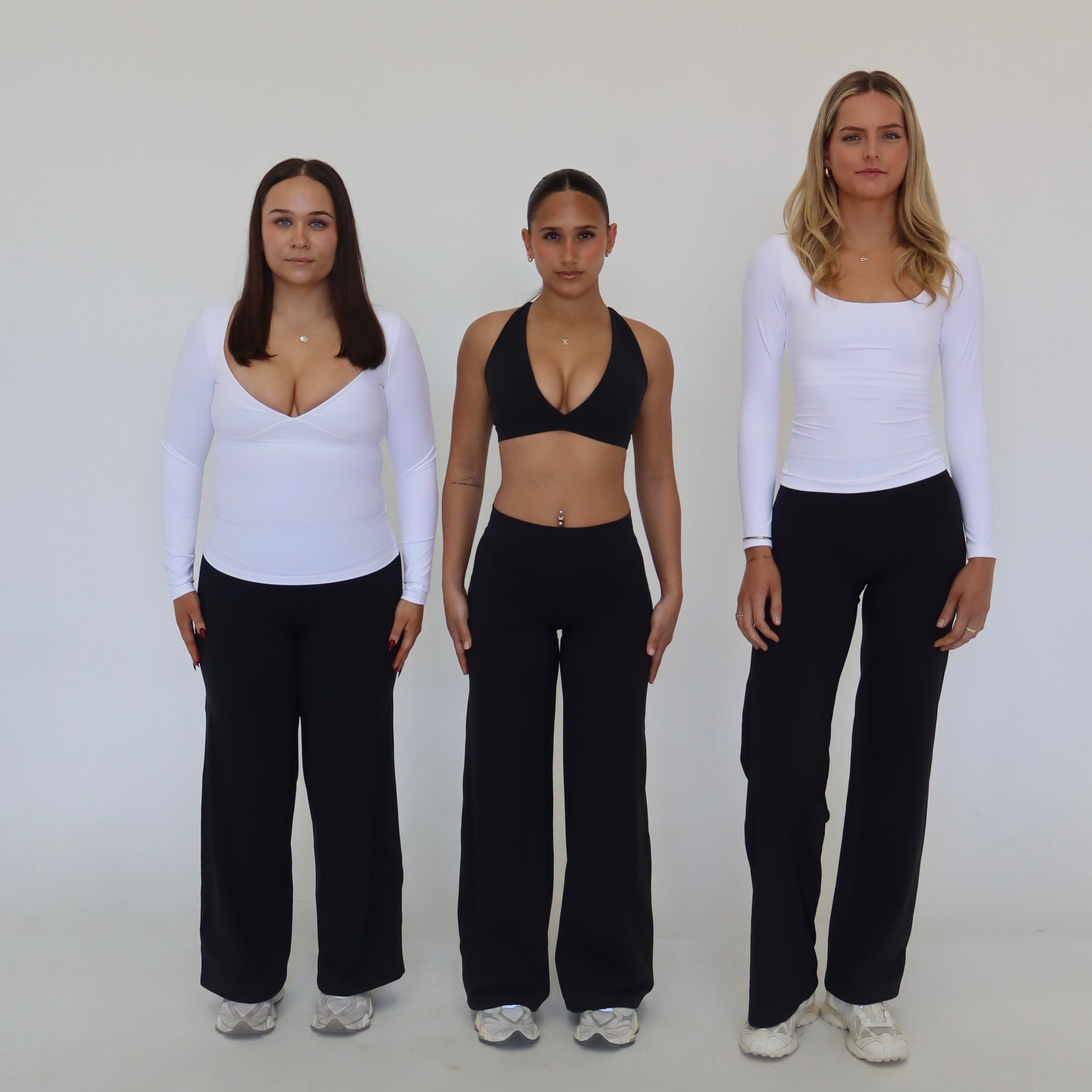 Wide Leg Leggings - Midnight