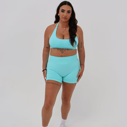 Tiffany Blue Contour Shorts