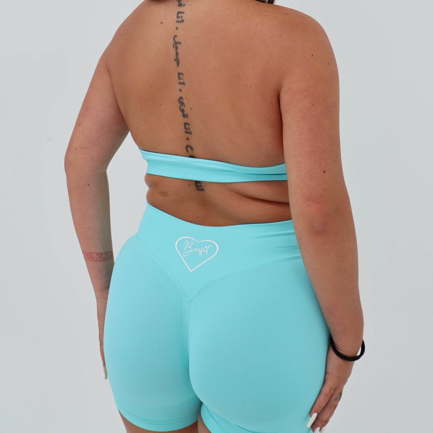 Tiffany Blue Contour Shorts