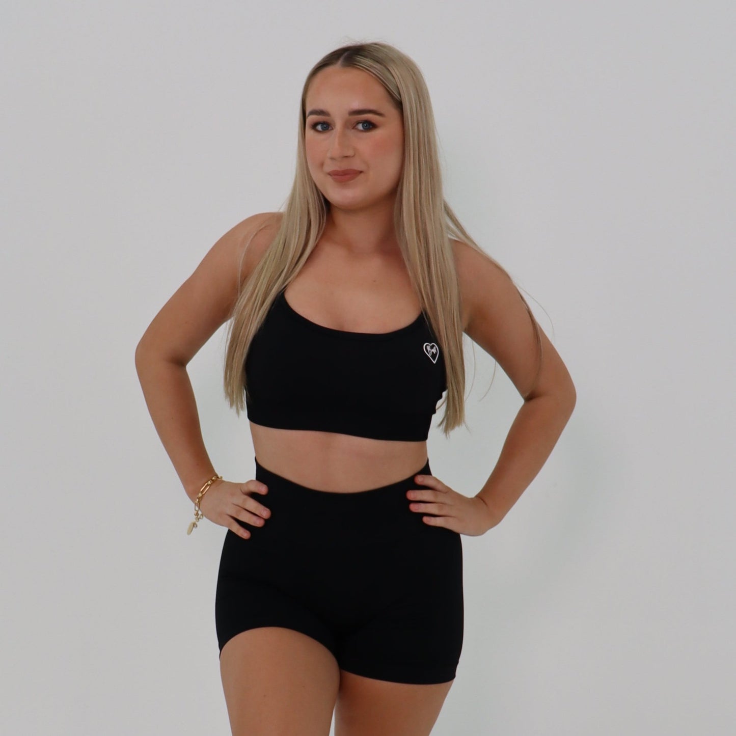 Black Contour Shorts