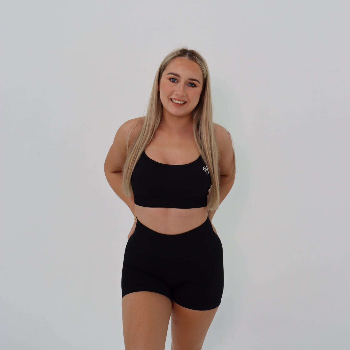 Black Contour Shorts