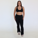 Contour Flare Leggings - Midnight