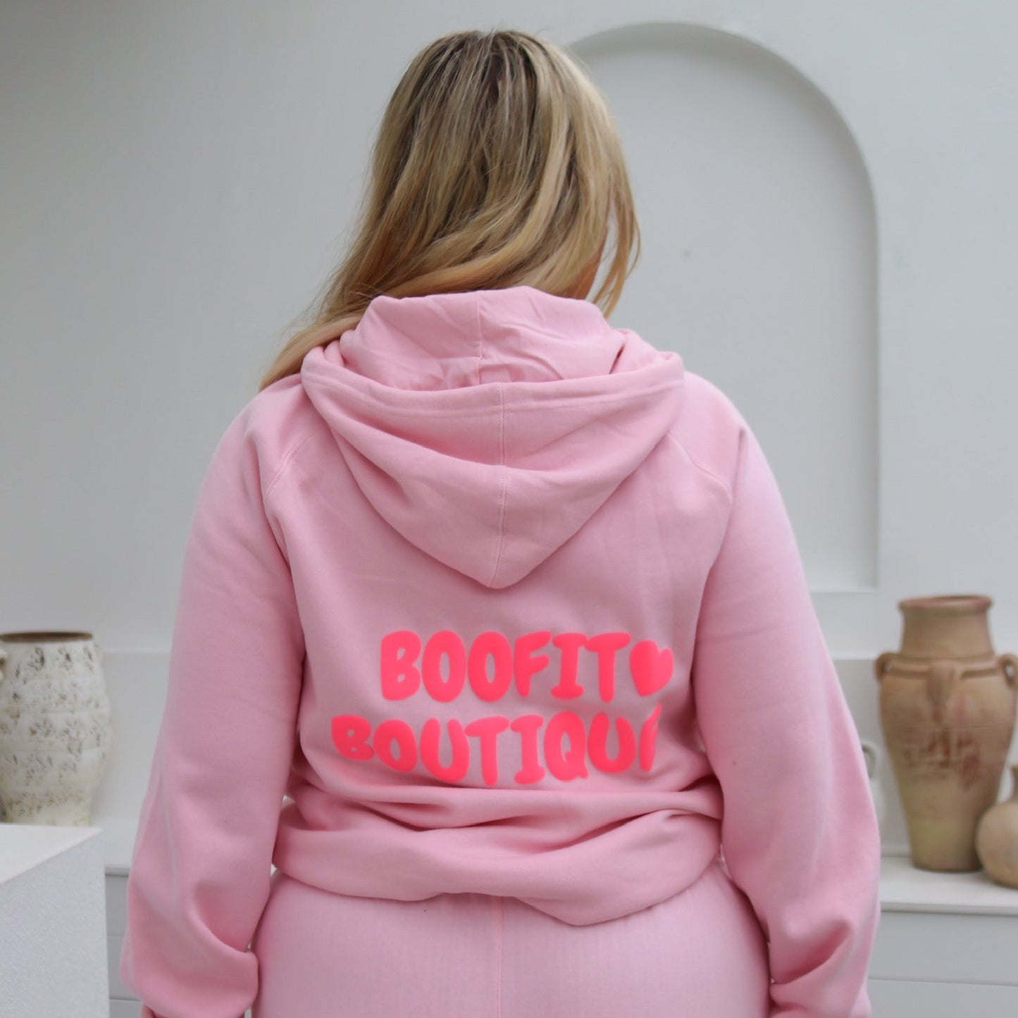 Cloud Hoodie in Pink