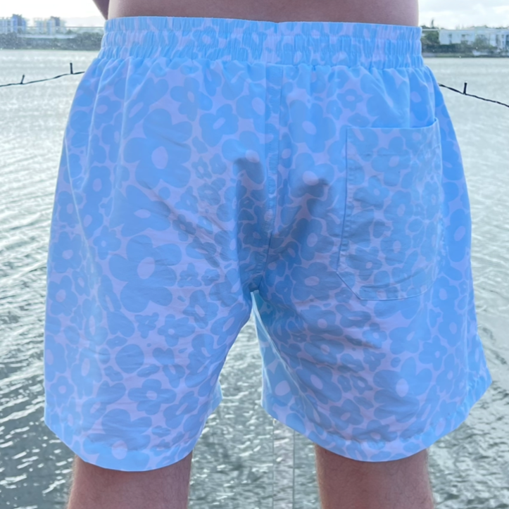 Blue Miami Board Shorts